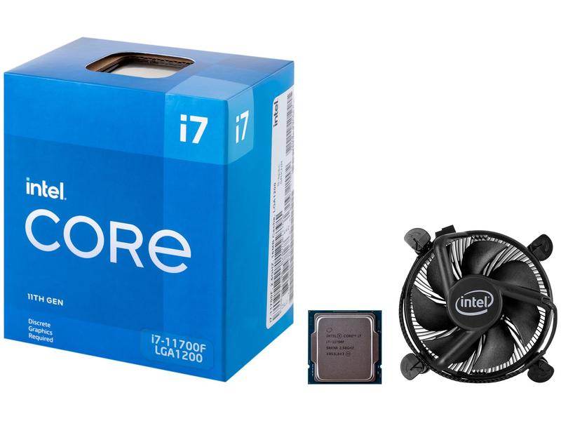 Processador Intel i7-11700F 2.5GHz - 4.8Ghz Turbo 16MB